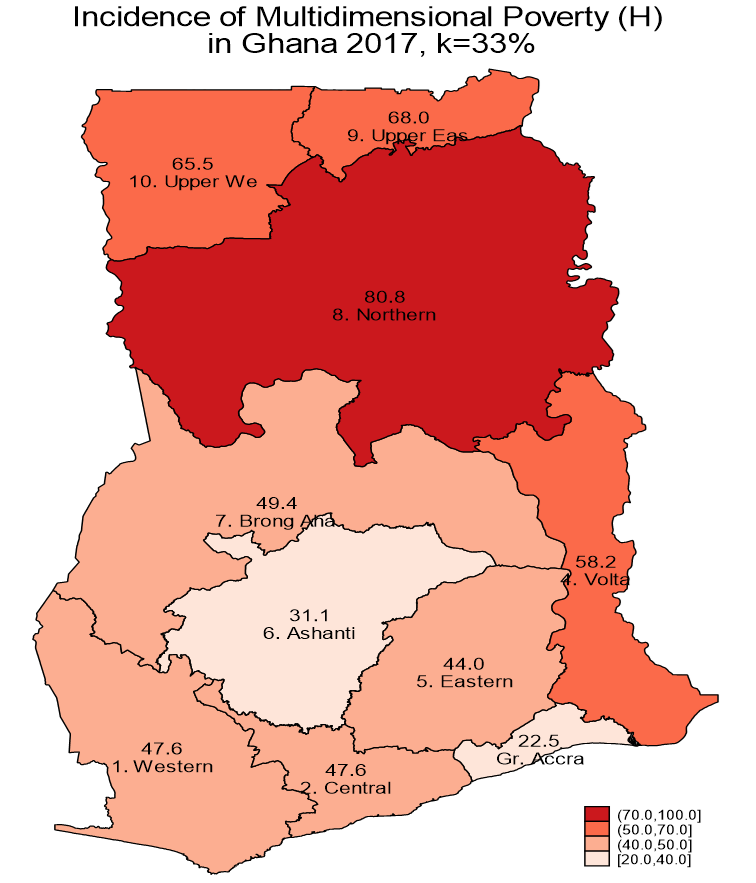 2021 Population and Housing Census to collect data to update the Ghana Multidimensional Poverty Index